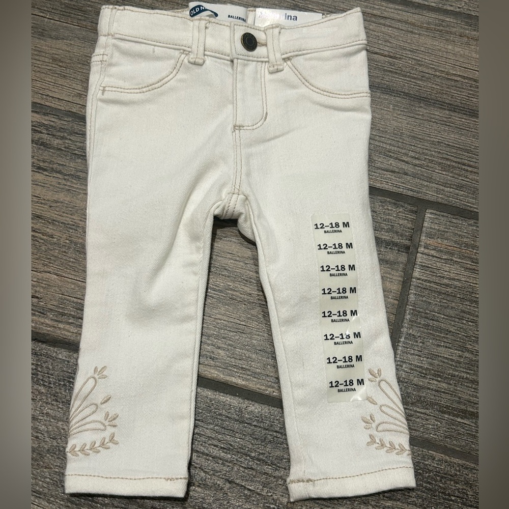 Old Navy Embroidered Jeans